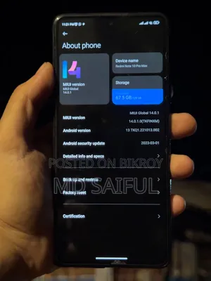 Xiaomi Redmi Note 10 Pro Max 128 GB Black