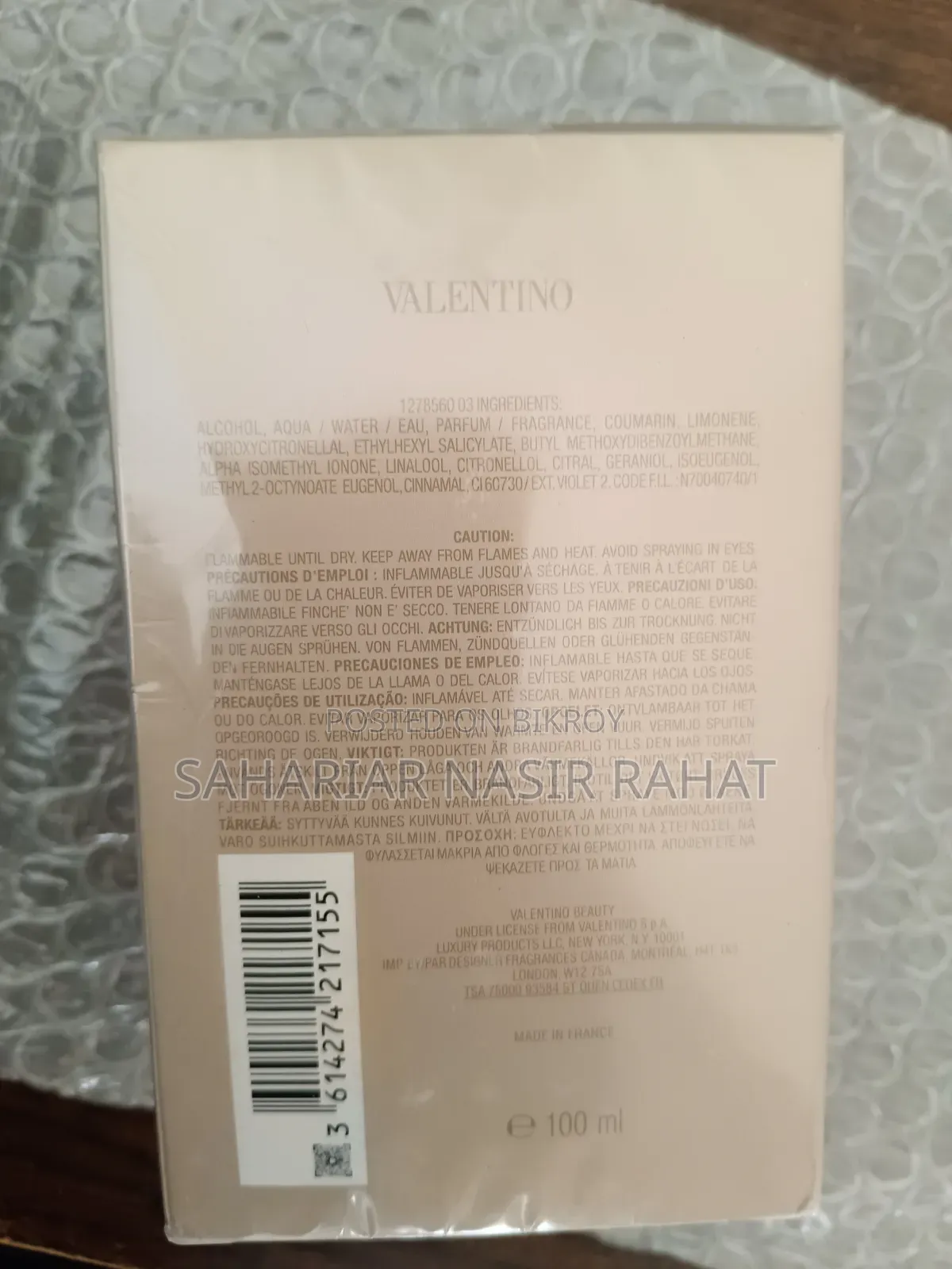 Valentino Perfume (Copy Version)