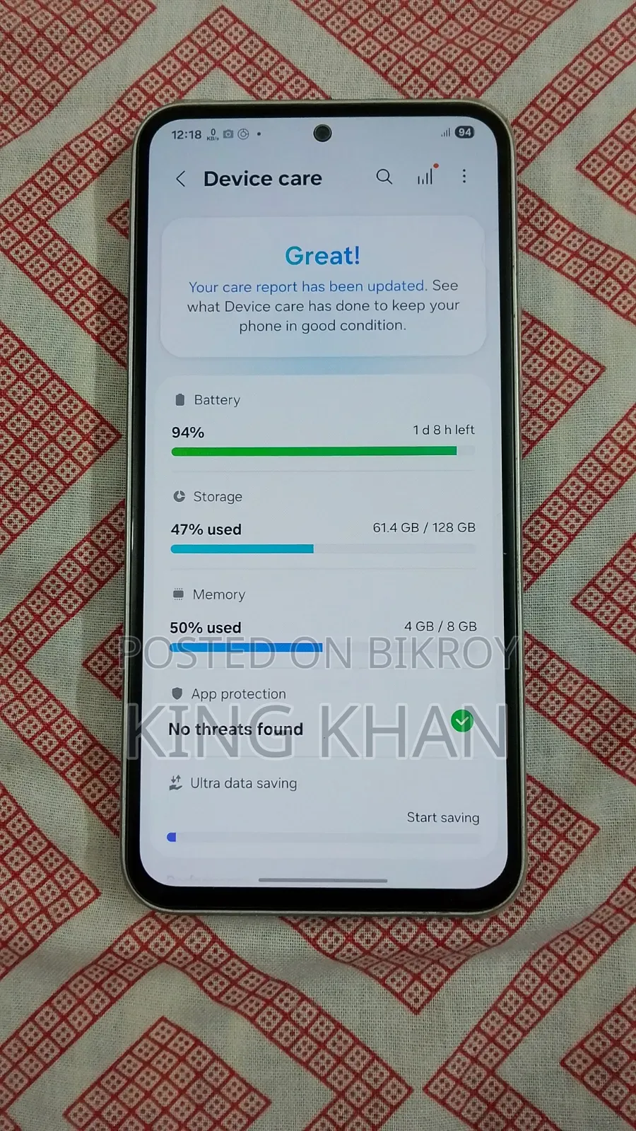 Samsung Galaxy A54 5G 128 GB White
