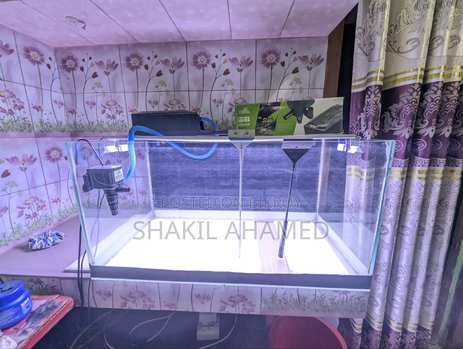 Aquarium 2.5ft Front Crystal Glass