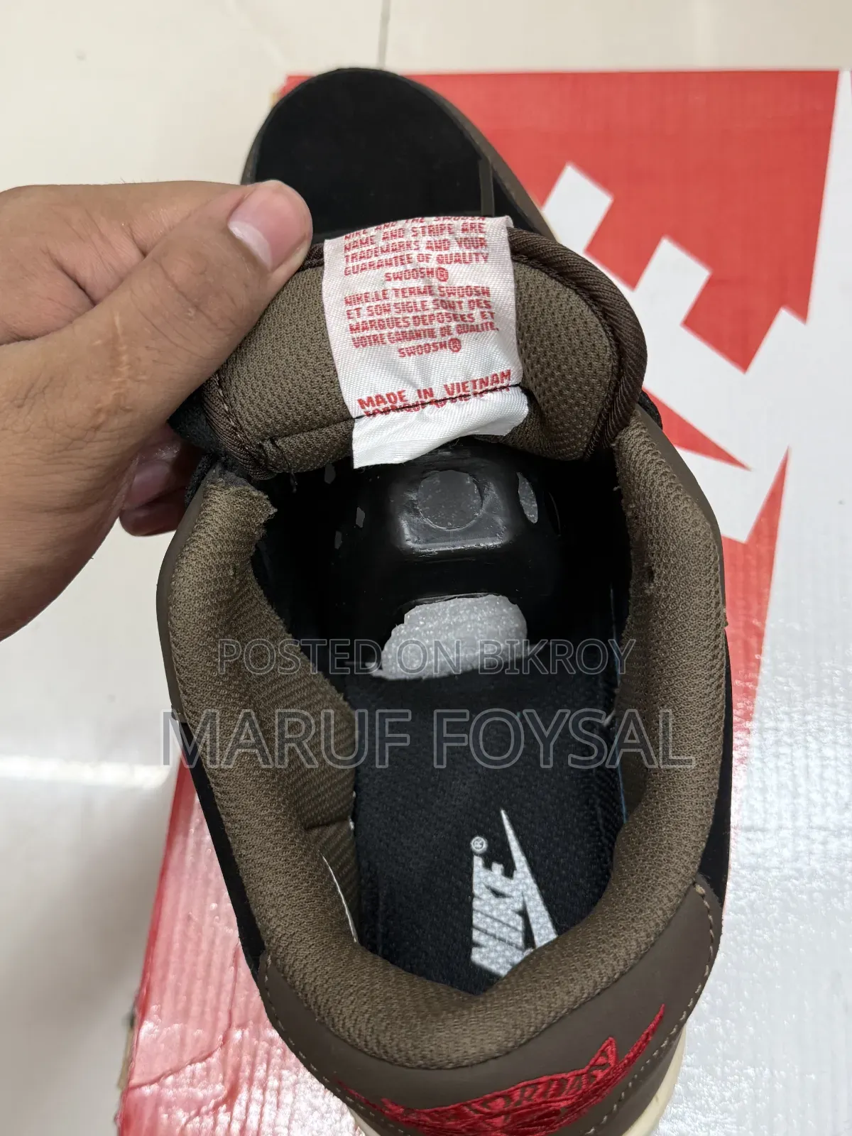 Jordan 1 Retro Low Og Sp Travis Scott Mocha | ১.১ গ্রেড | সাইজ (৪৪)