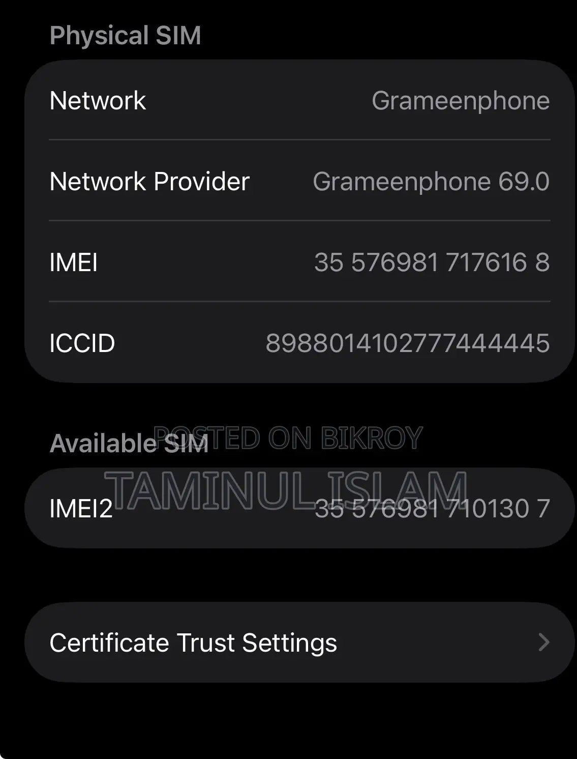 Apple iPhone 16 256 GB Black
