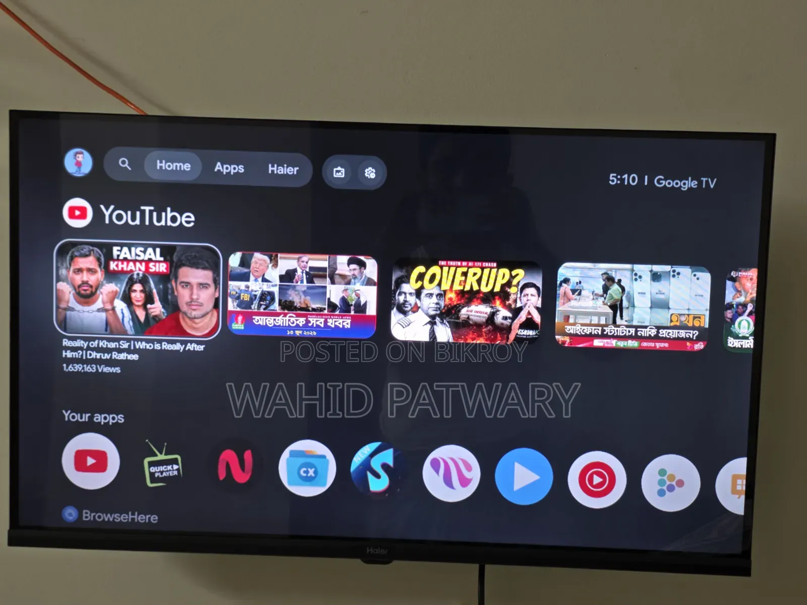 Haier 32" QLED FHD Google TV Sale
