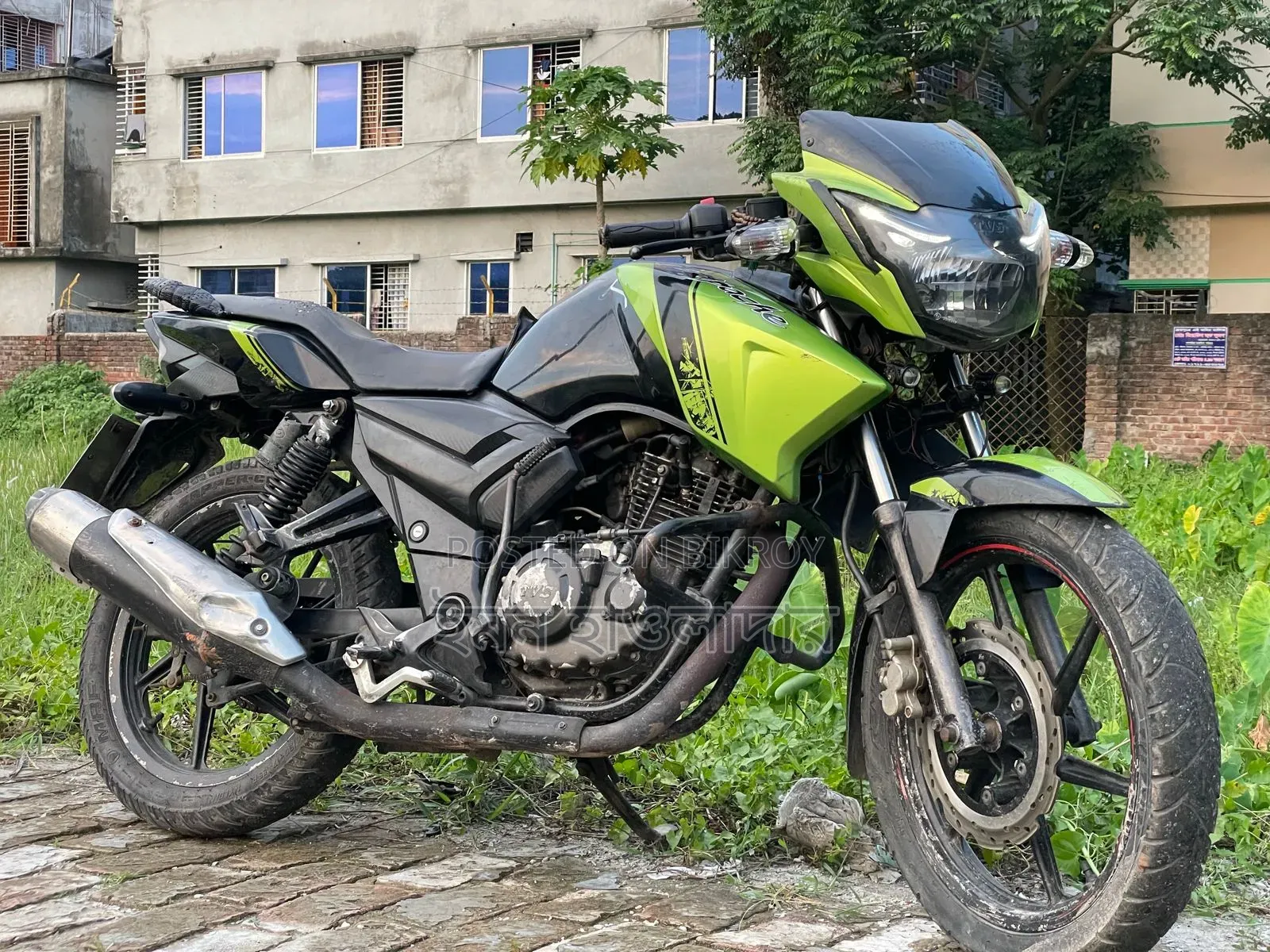 টিভিএস অ্যাপাচি আরটিআর ১৬০ ২ভি ২০১৪ সবুজ
