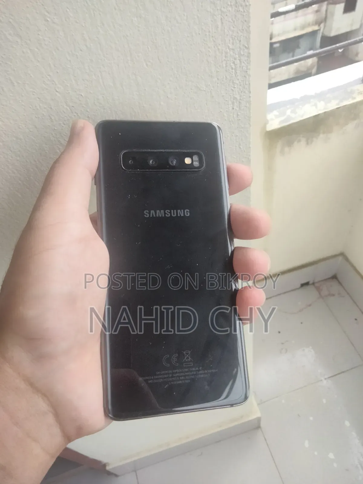 স্যামসাং গ্যালাক্সি এস১০ ১২৮ জিবি কালো