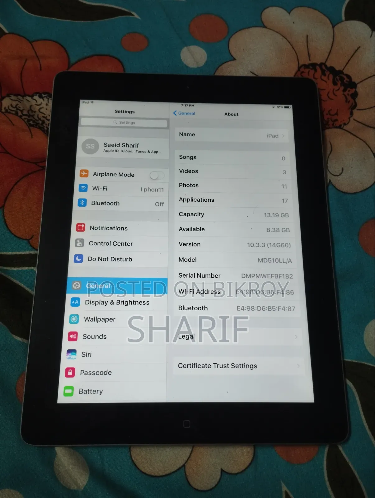Apple iPad Wi-Fi 32 GB Silver