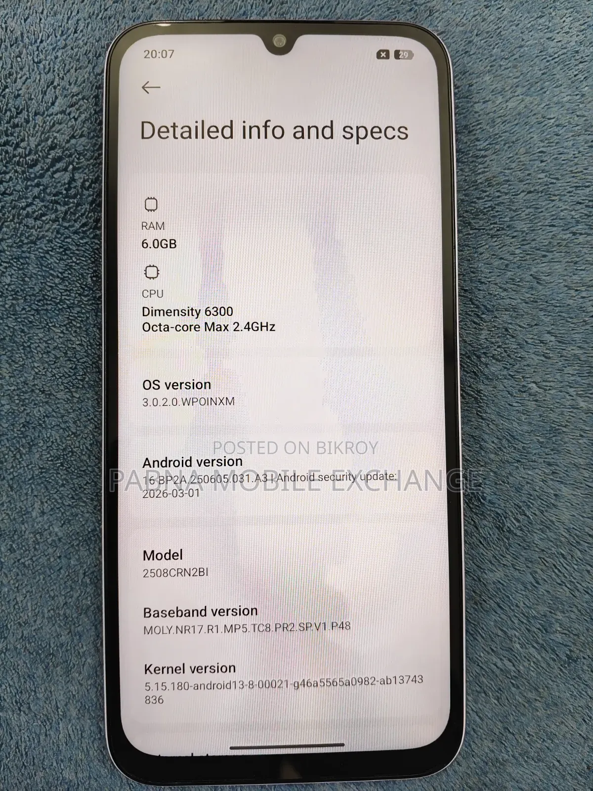 Xiaomi Redmi 15 5G 256 GB