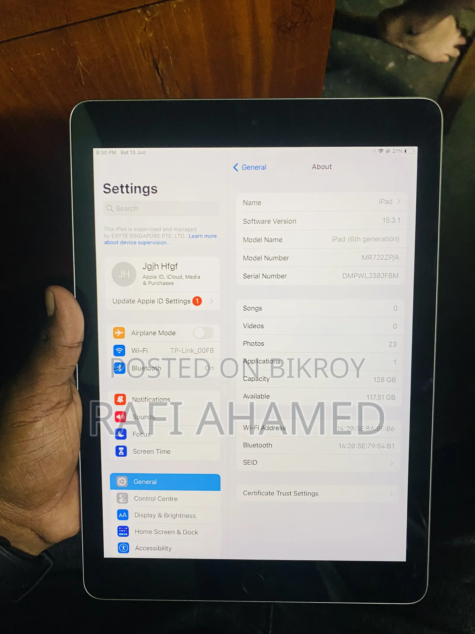 Apple iPad Air 128 GB White