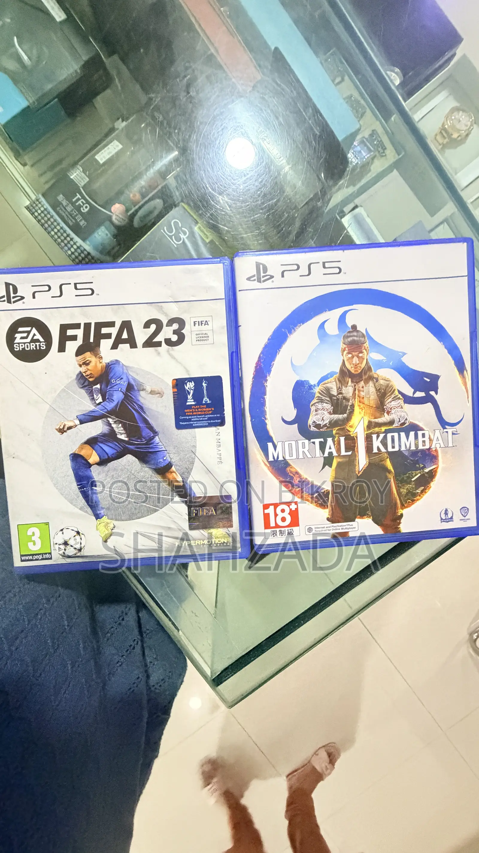 Fifa 23 and Mortal Kombat 1 (Latest) (Ps5) Together Up for Sale