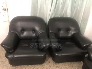 Leather Sofa Set 4 Seats