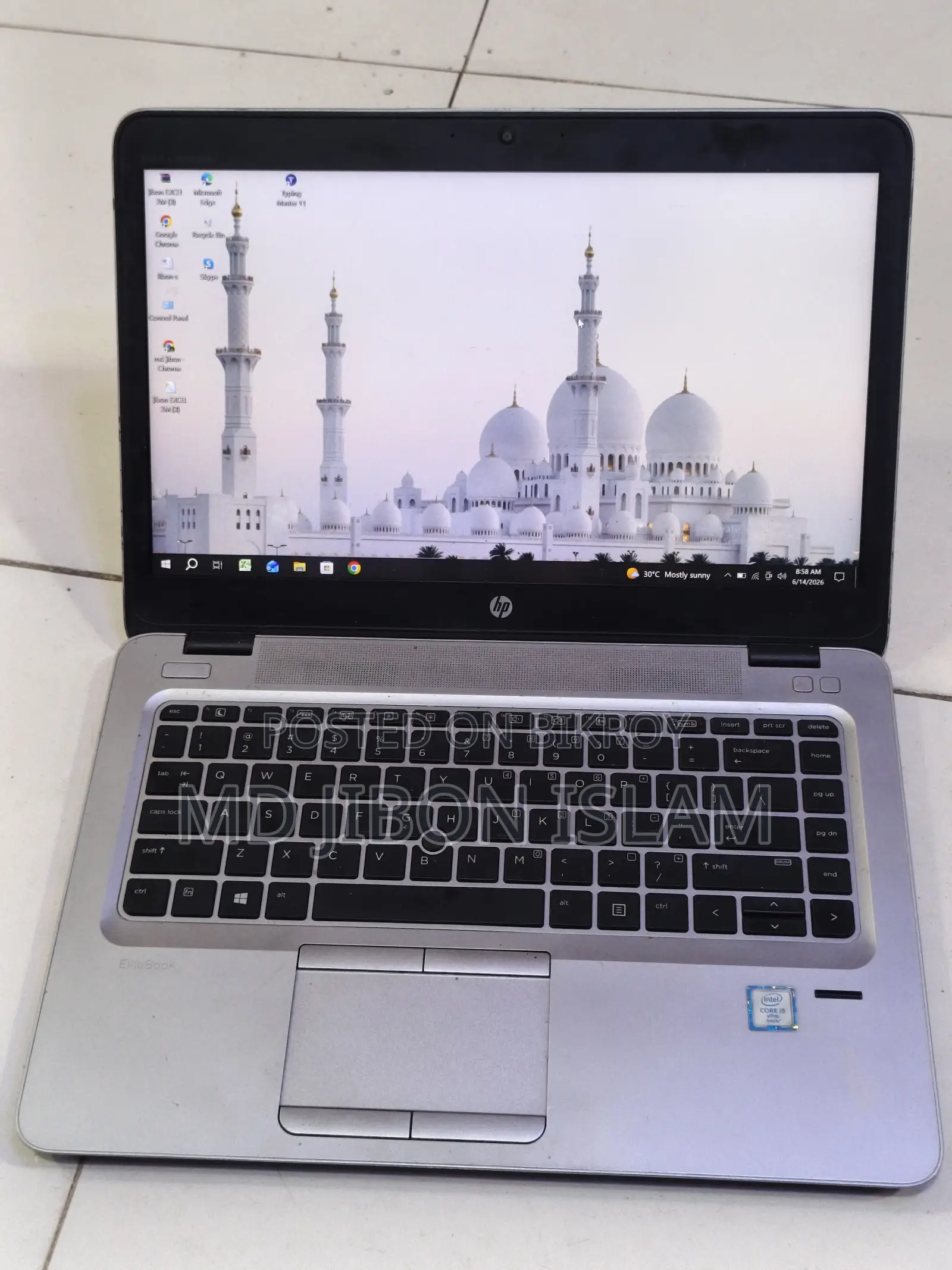 Laptop HP EliteBook 840 G3 8GB Intel Core I5 HDD 256GB