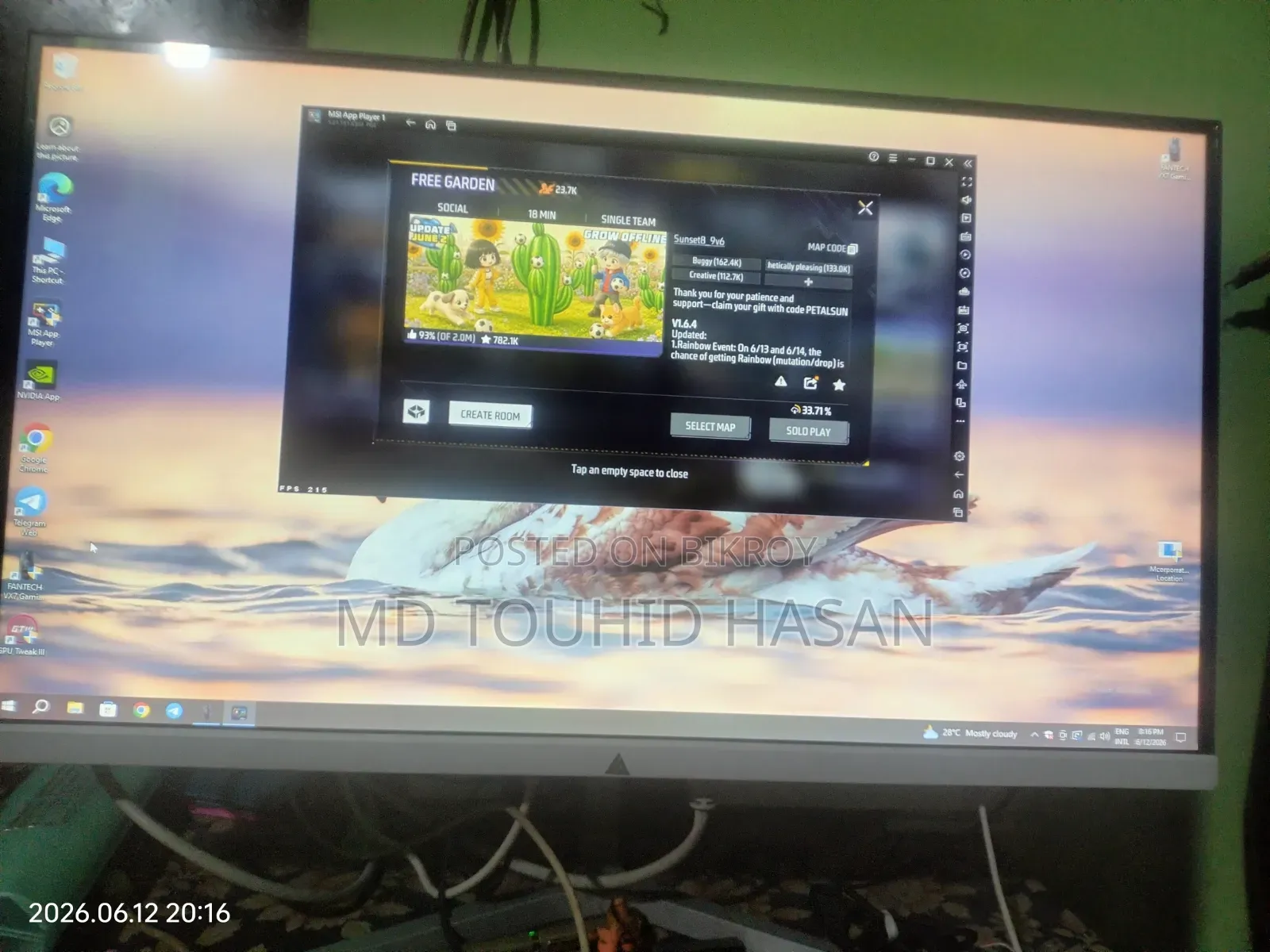 Gigabyte GA-H110MSTX-HD3-ZK 16GB Intel Core I3 SSD 128GB