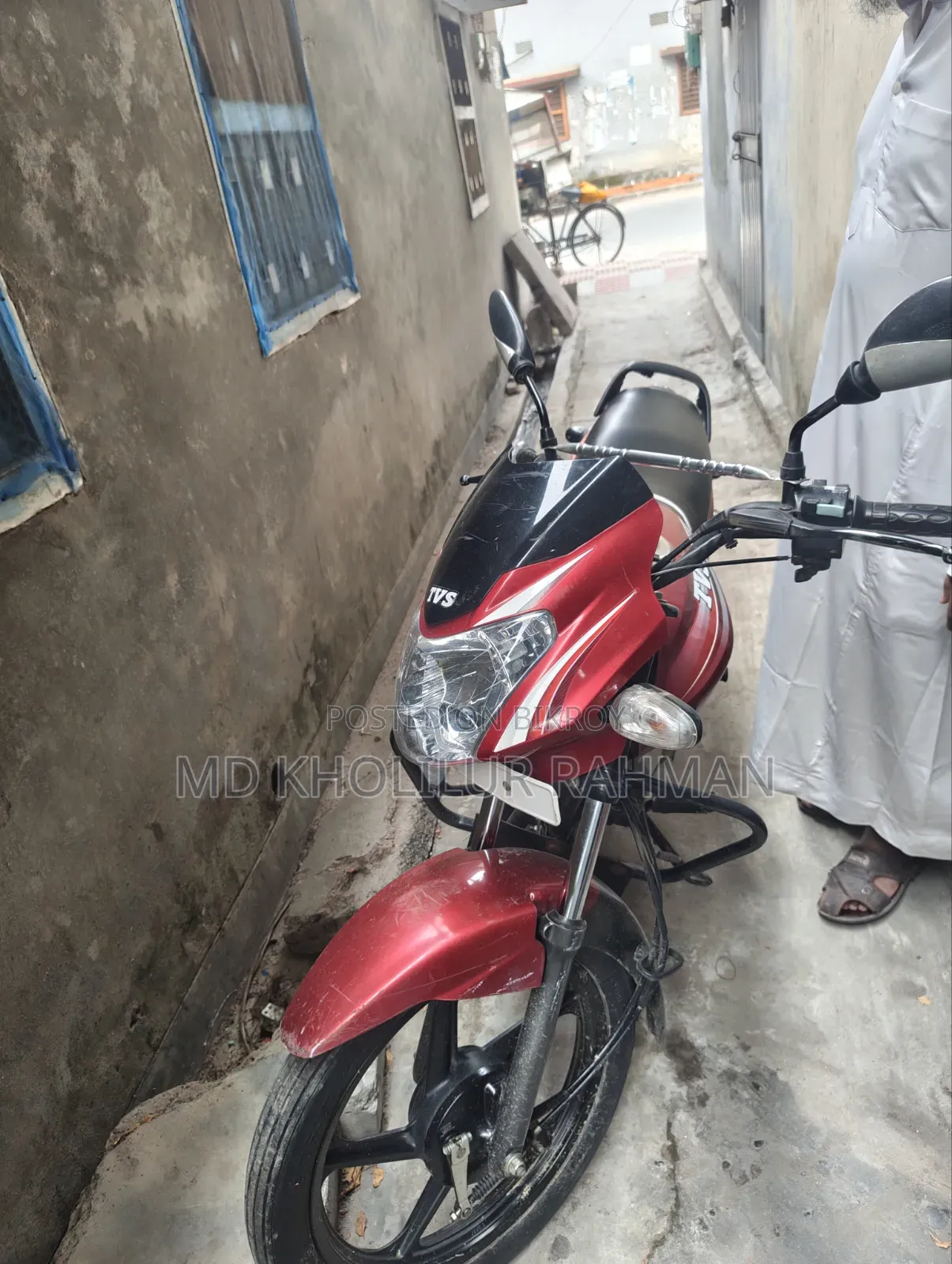 TVS Metro 2017 Red