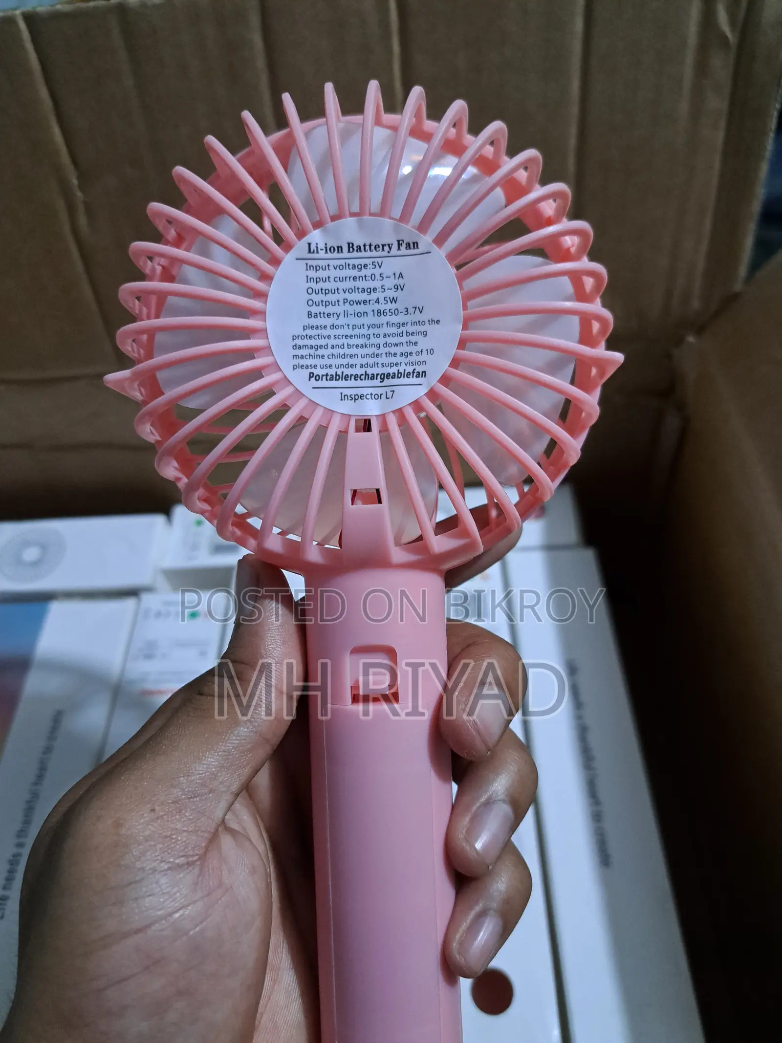 Rechargeable Mini Fan (Fixed Price)