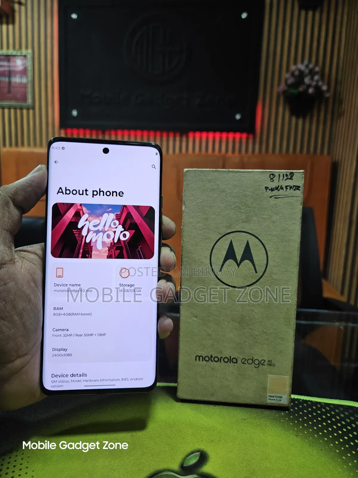 Motorola Edge 40 Neo 128 GB Yellow