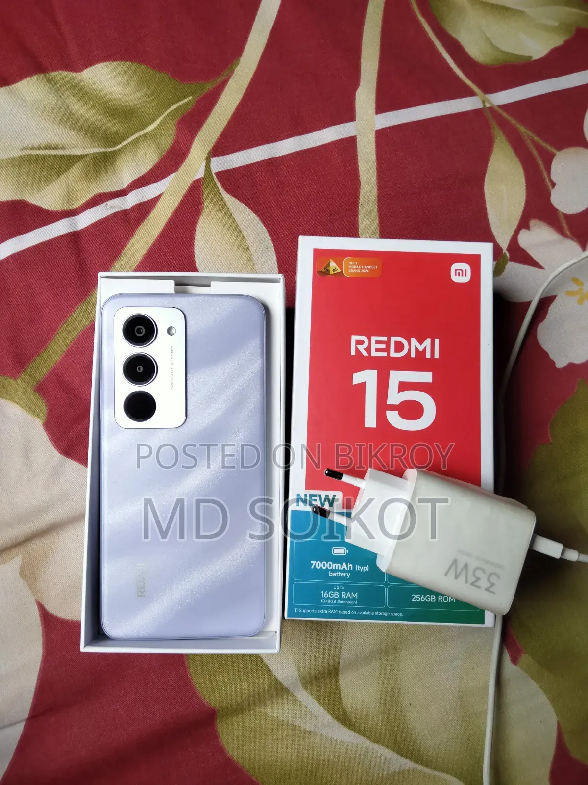Xiaomi Redmi 15 256 GB Purple