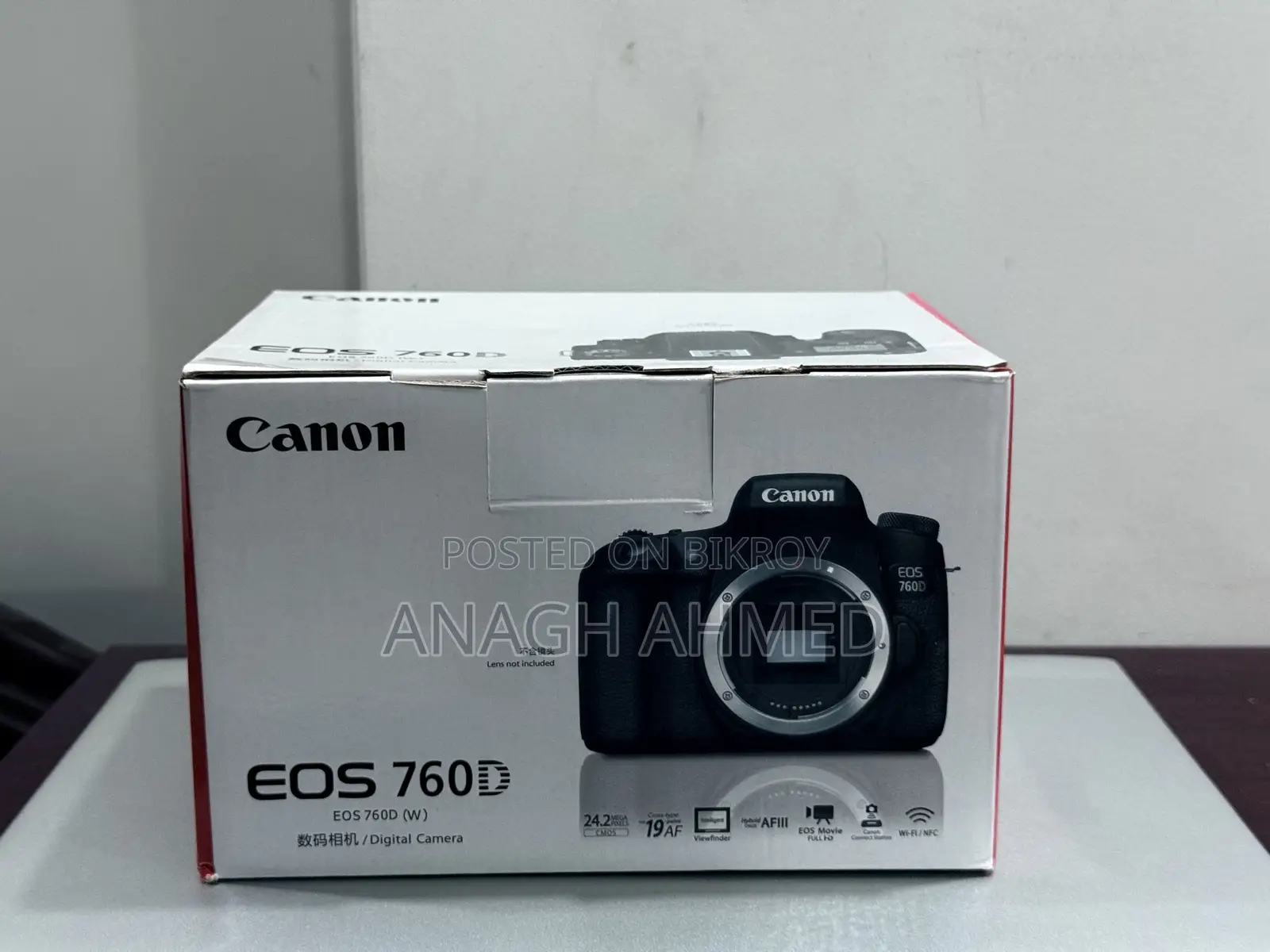 Canon Eos 760d With 18-55 Lens (Used)
