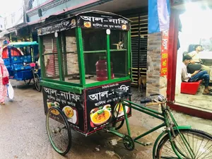 Haleem and Food Corner Lighting System Cart for Sale due to Money Need