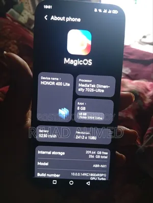 Honor 400 Lite 256 GB Black