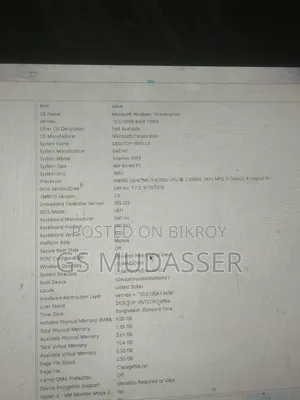 Laptop Dell Inspiron 5559 8GB Intel Core i5 HDD 1T