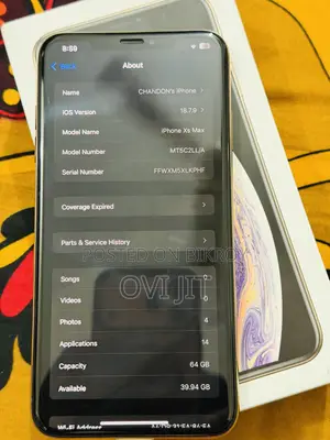 Apple iPhone XS Max 64 GB Rose Gold