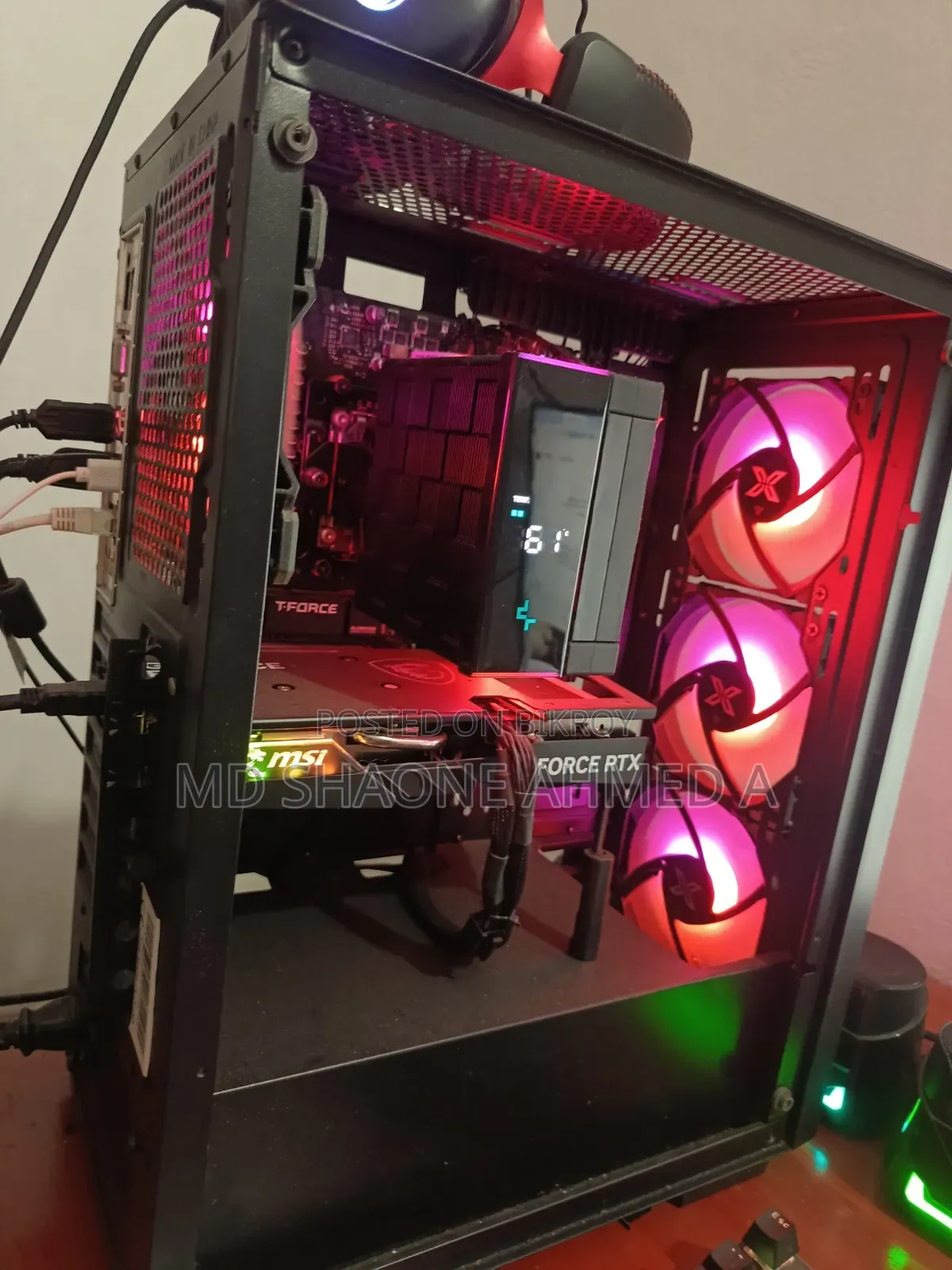 Desktop Computer MSI Model 32GB AMD Ryzen 5 SSD 1T
