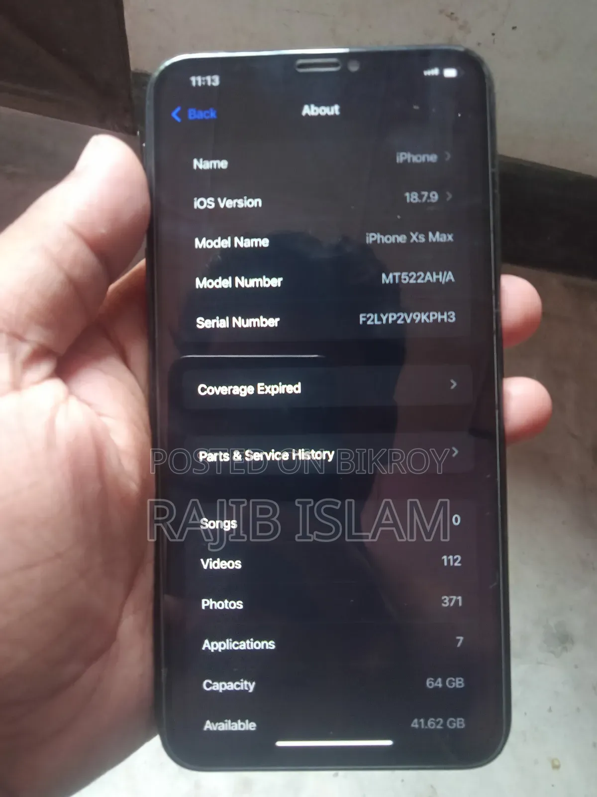 Apple iPhone XS Max 64 GB Black