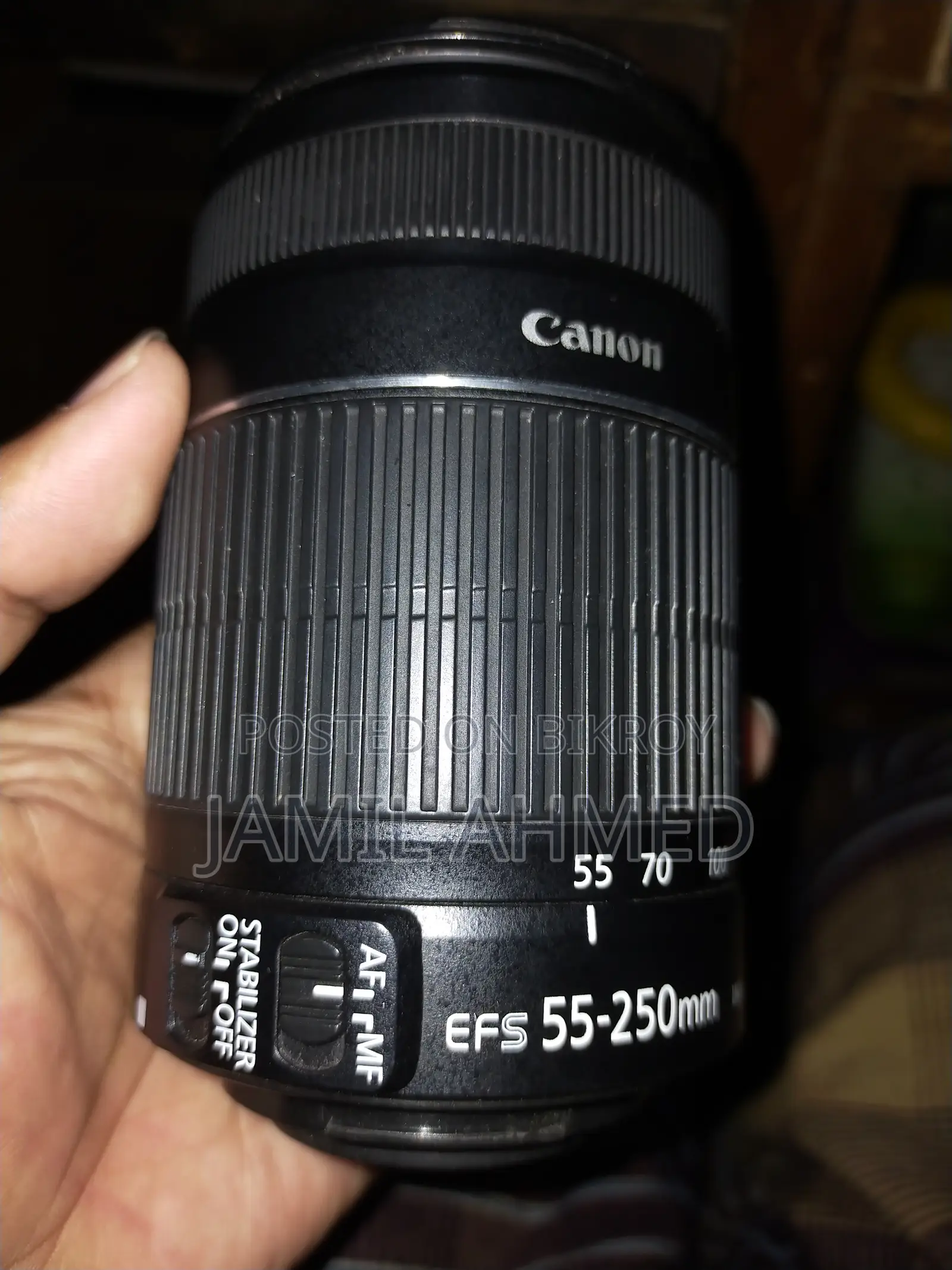Canon 55-250mm Lens