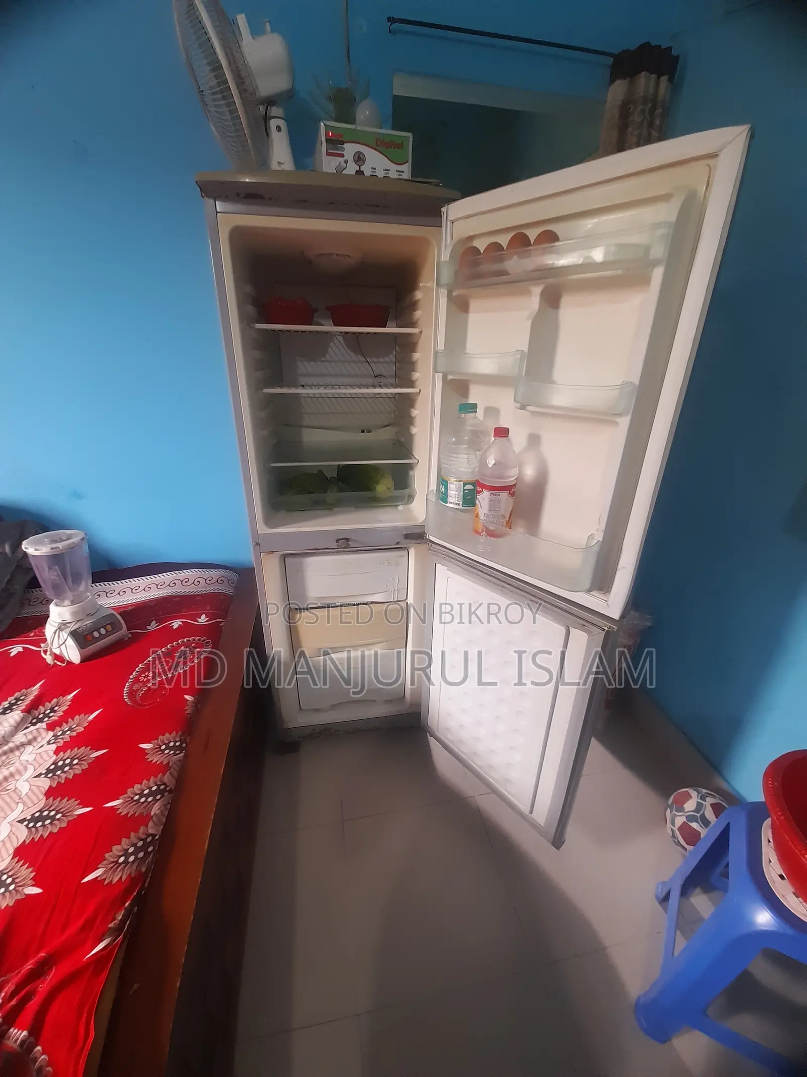 Old Running Fridge