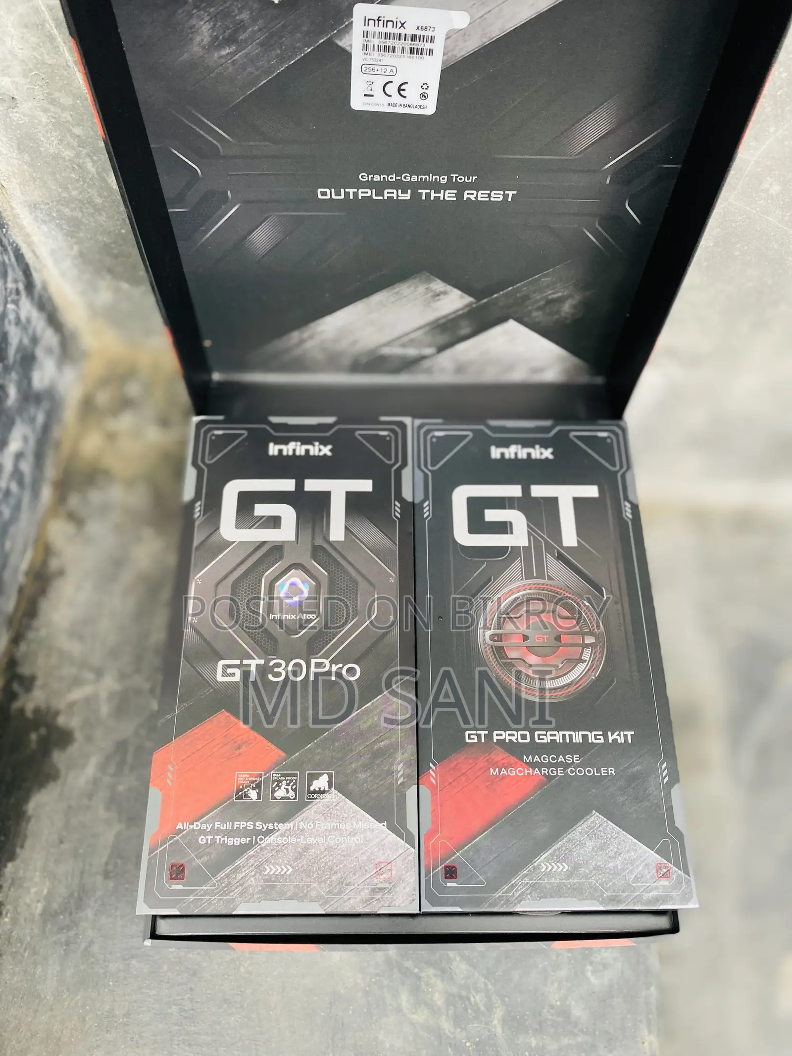 Infinix GT 30 Pro 256 GB Black