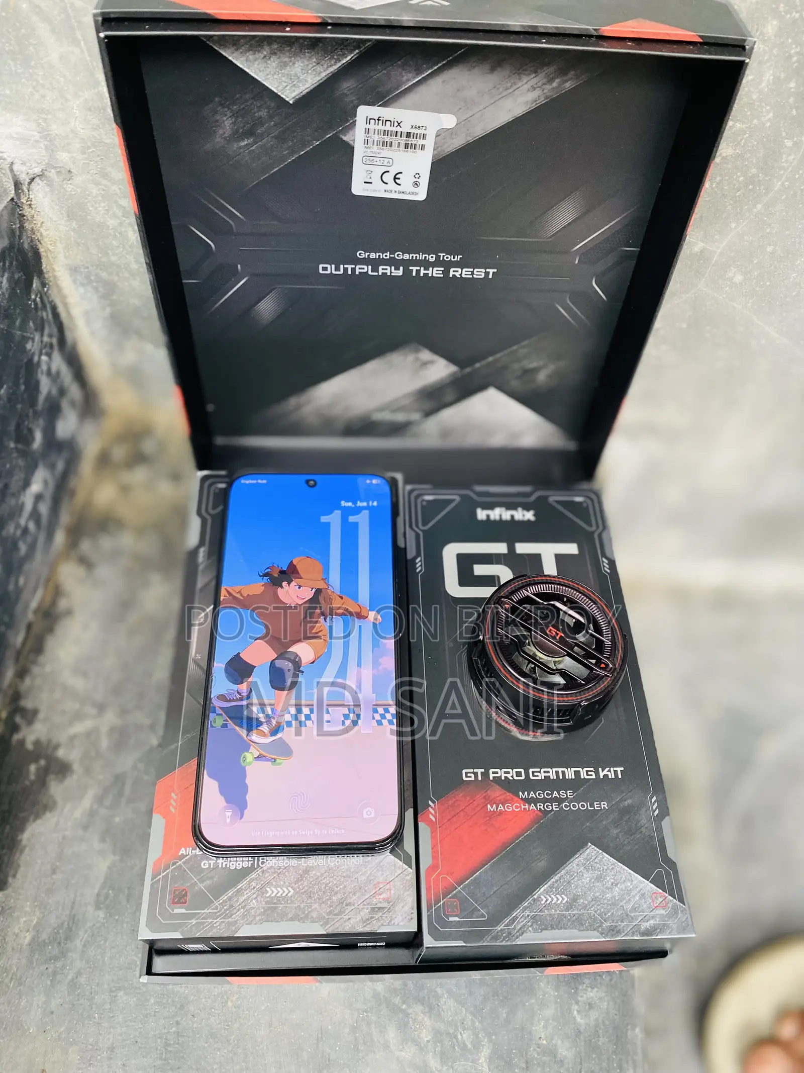 Infinix GT 30 Pro 256 GB Black