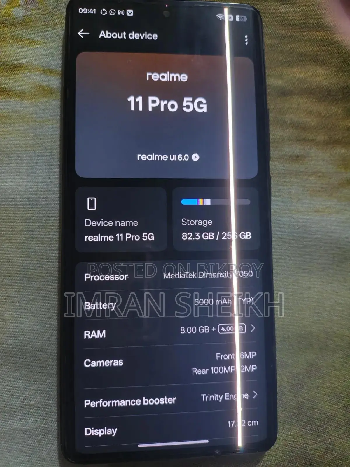 Realme 11 Pro+ 256 GB Gold
