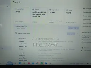 Laptop HP 4GB AMD Ryzen 3 HDD+SSD 1TB