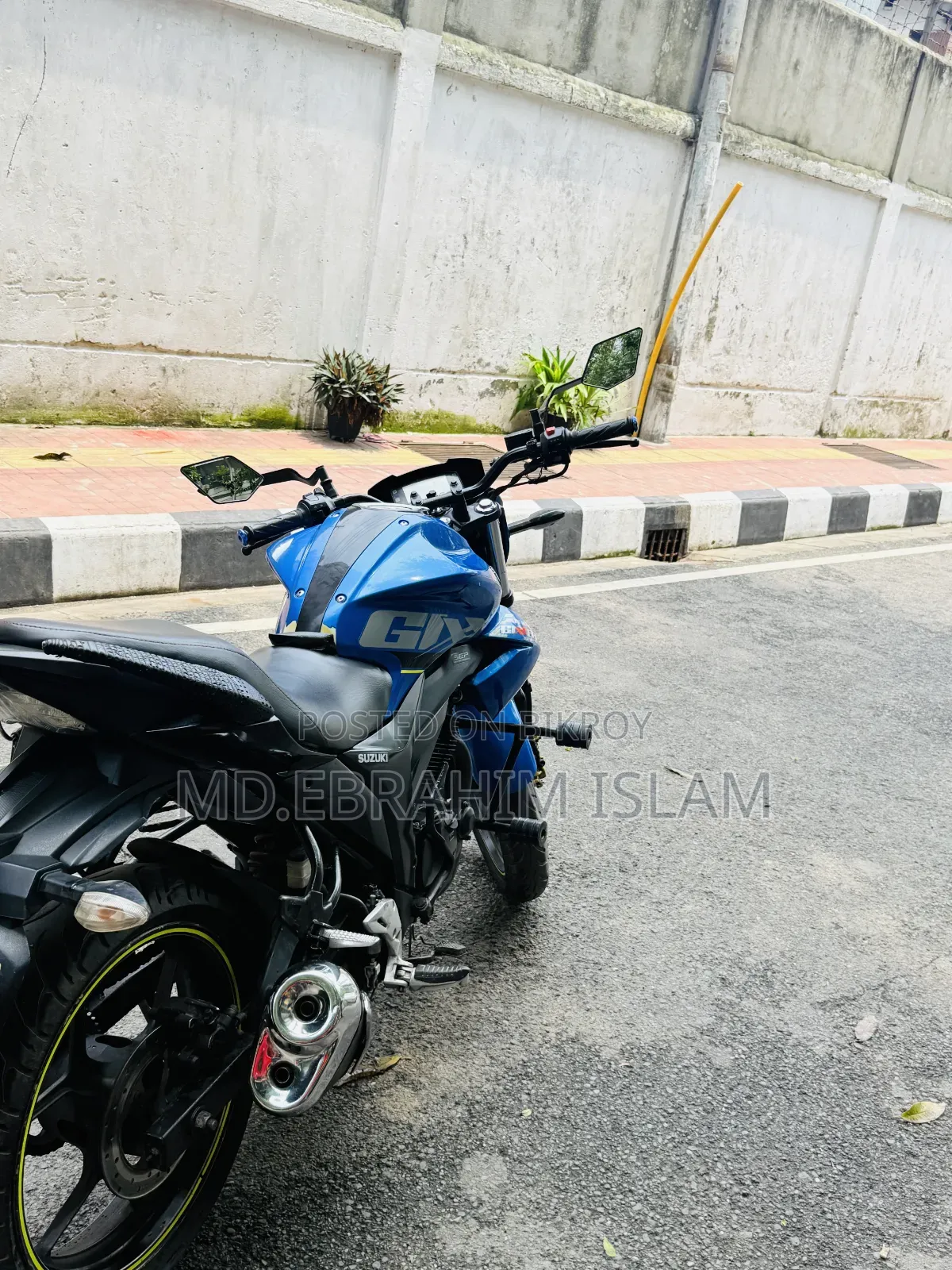 Suzuki Gixxer Monotone 2019 Blue