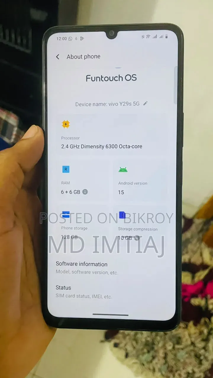 Vivo Y29s 128 GB Silver