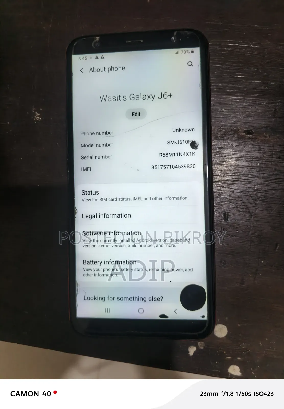 Samsung Galaxy J6 Plus Red