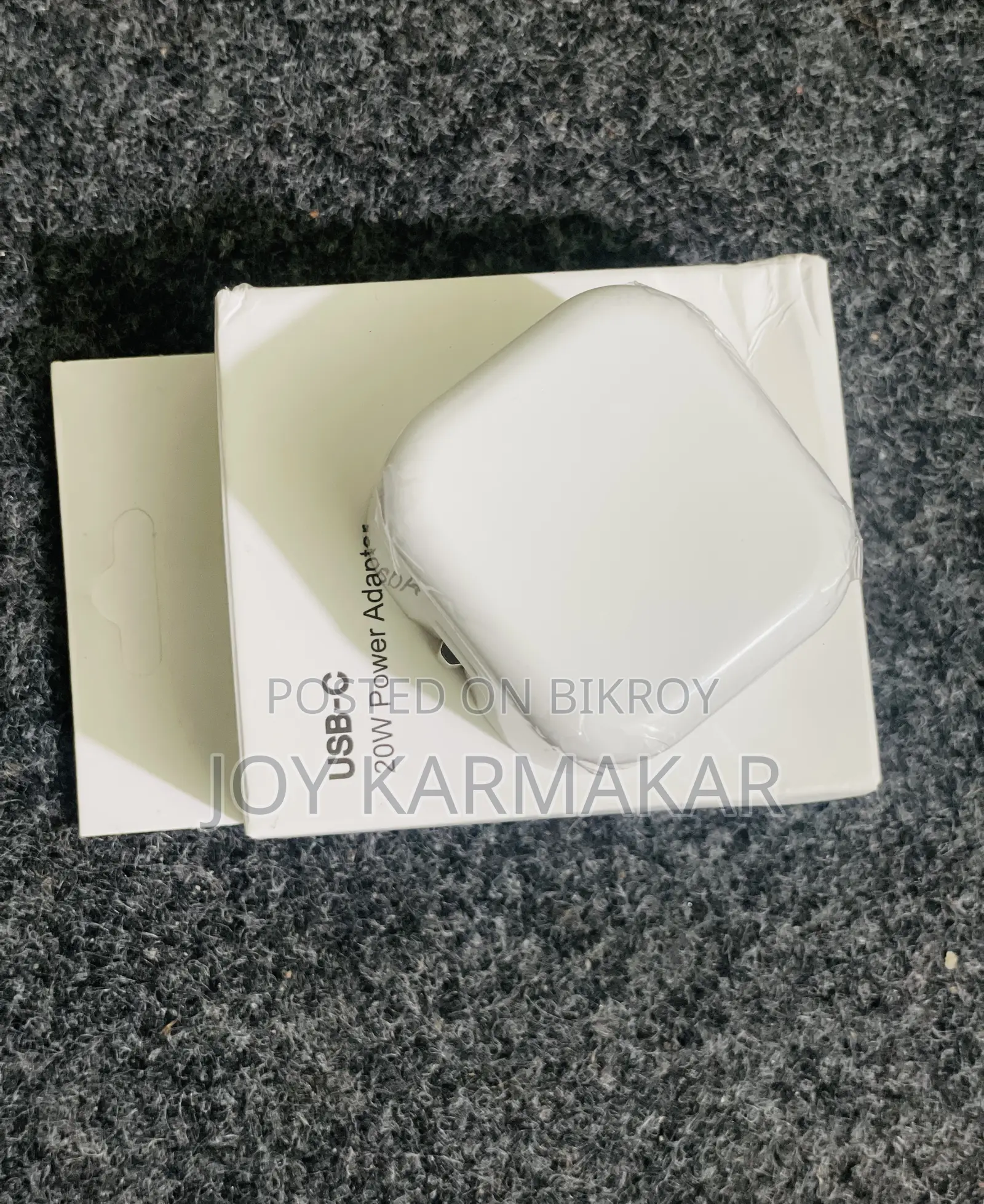 Apple USB-C 20W Power Adapter - Original, Fast