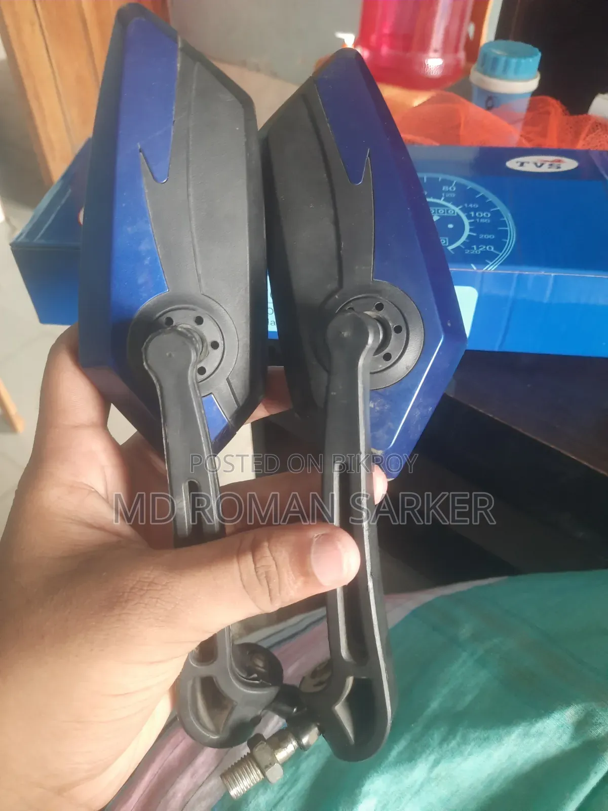 Modified Looking Glass For Bike