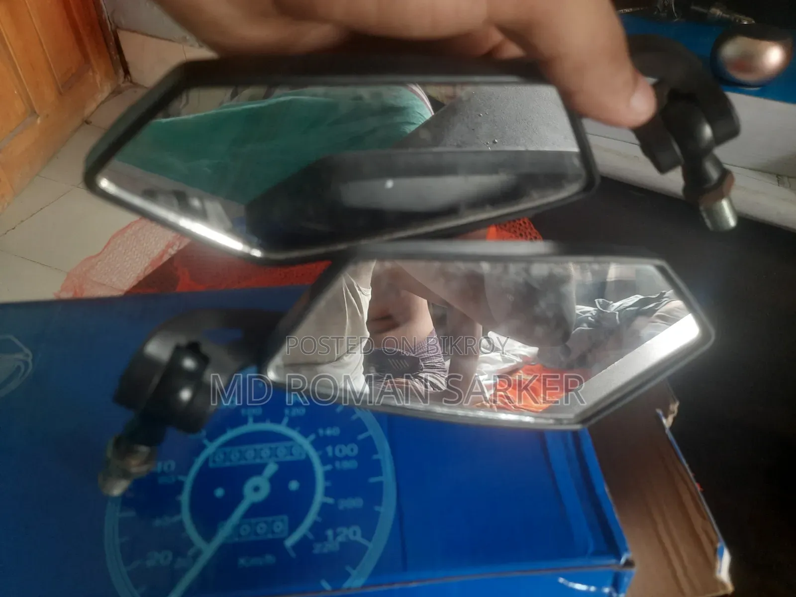 Modified Looking Glass For Bike
