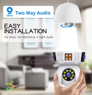 CBS WiFi IP Smart HD Multipool Light Bulb Camera (Model: E27-3)