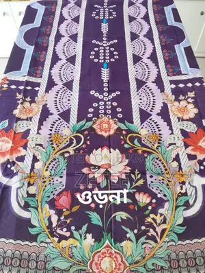 Zetee Zam Zam Digital Print Swiss Lawn 3 Piece Unstitched Dress
