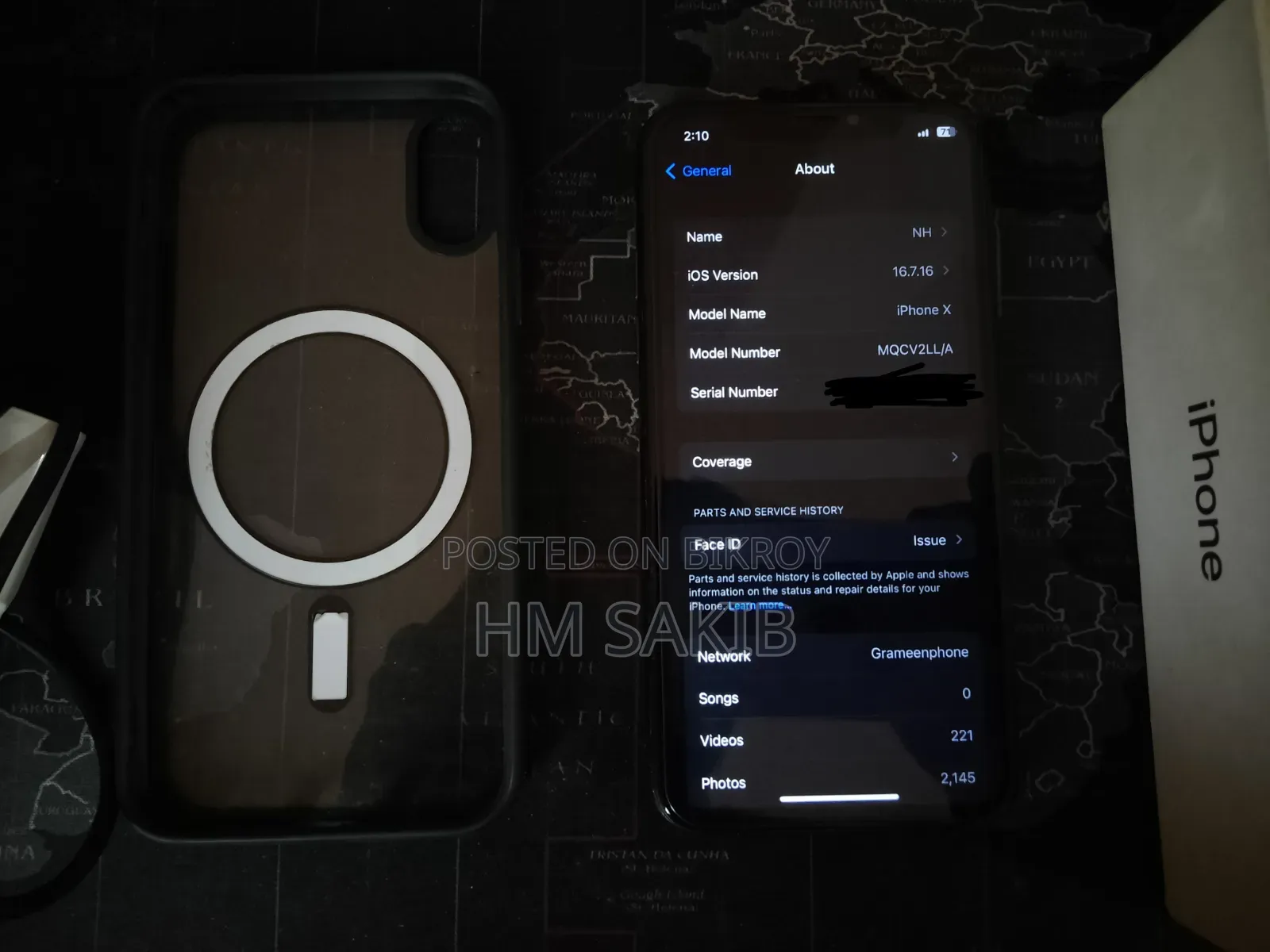 Apple iPhone X 256 GB Black