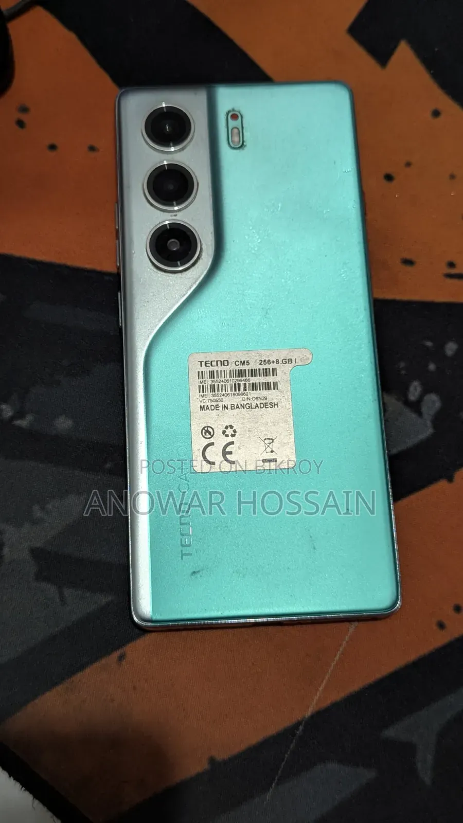 Tecno Camon 40 256 GB Blue
