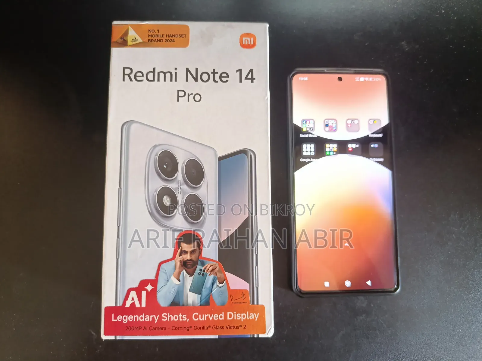 Xiaomi Redmi Note 14 Pro 5G 256 GB Gold