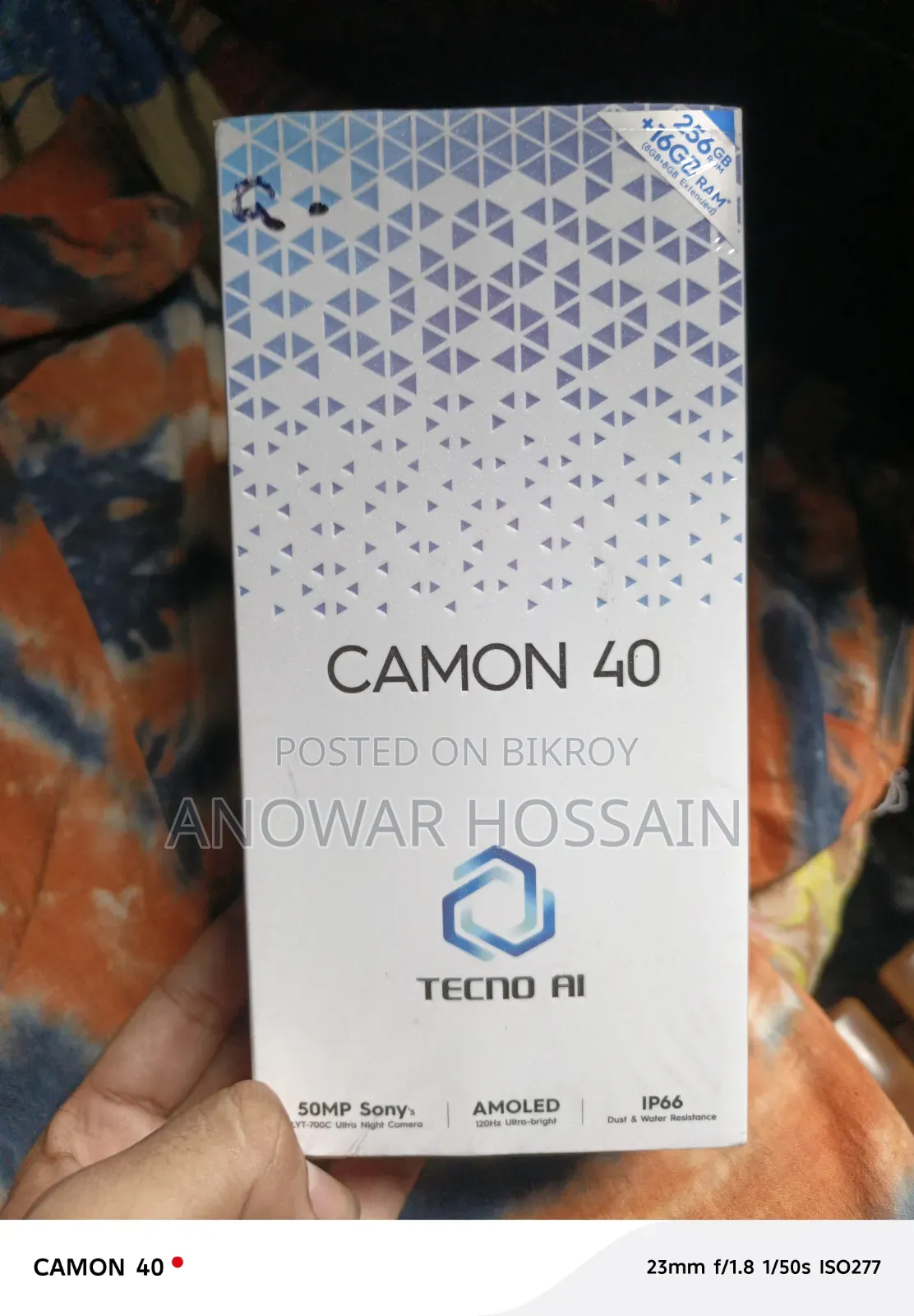 Tecno Camon 40 256 GB Blue