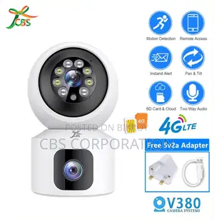 CBS V380pro 4G SIM Support Dual Lens Smart IP Doll Camera