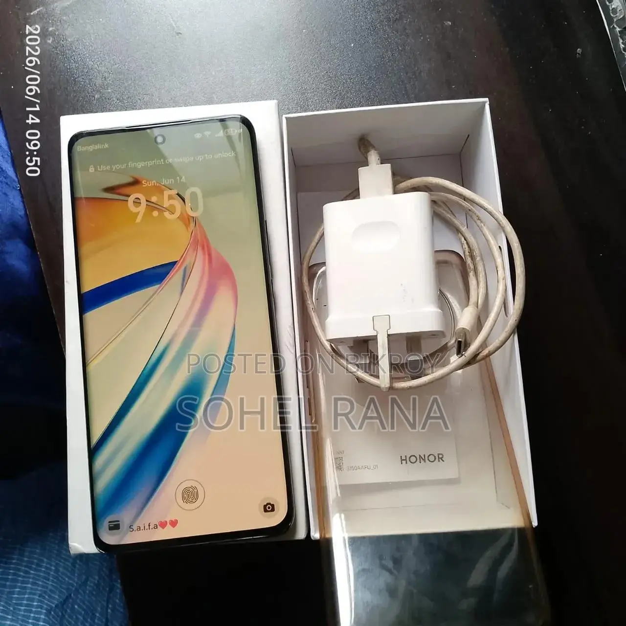 Honor X9b 5G 256 GB Black