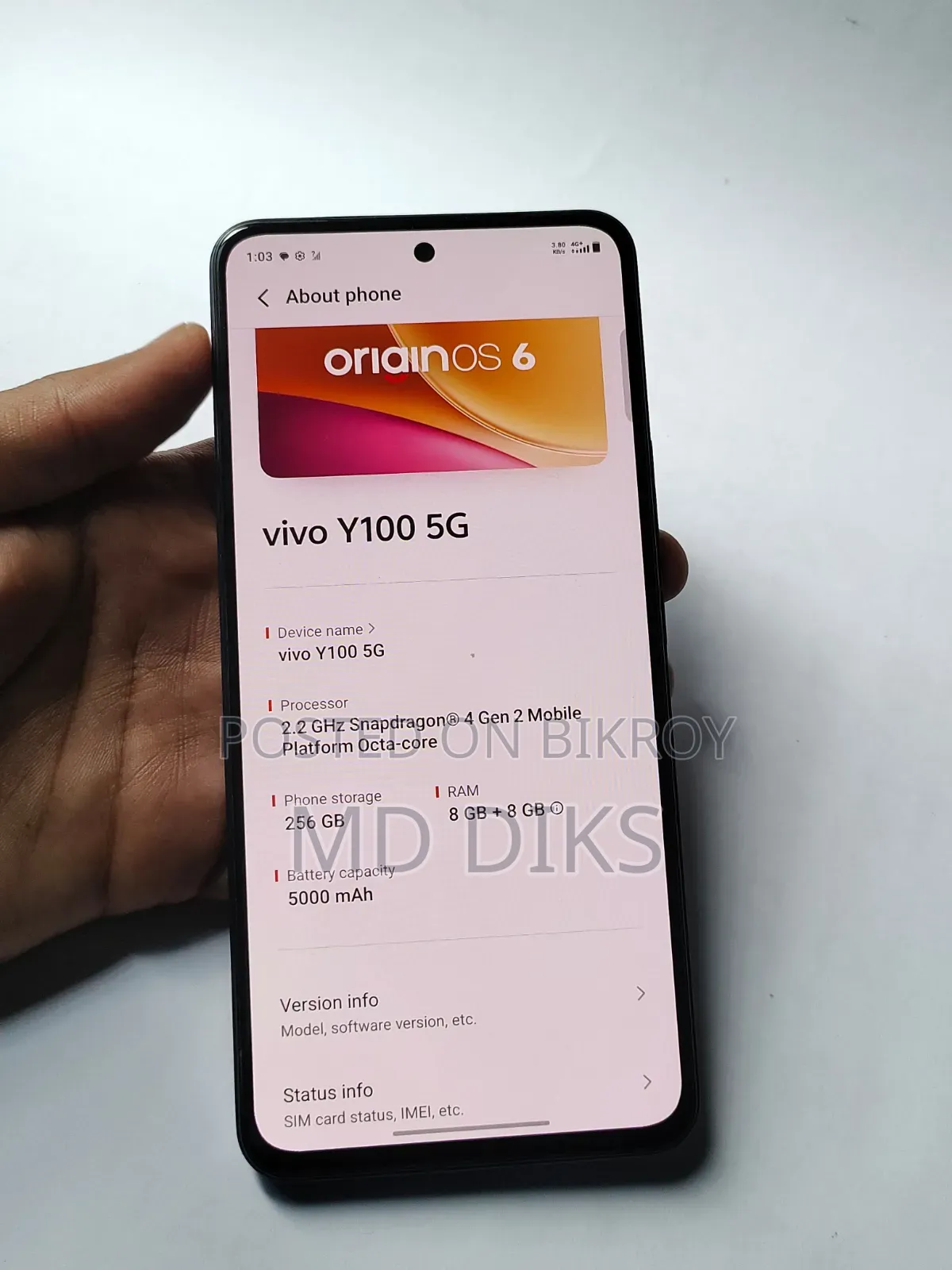 Vivo Y100 128 GB Black