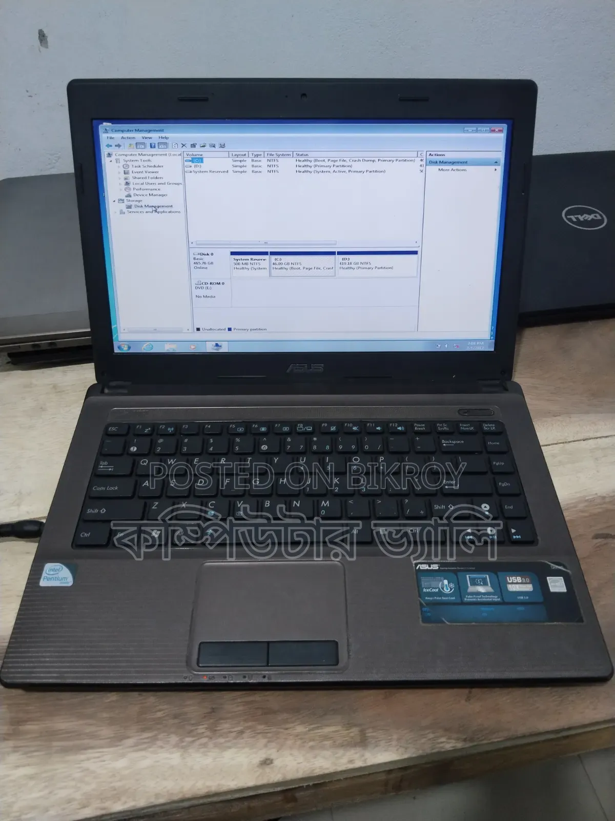 Laptop Asus 4GB Intel Pentium HDD 500GB