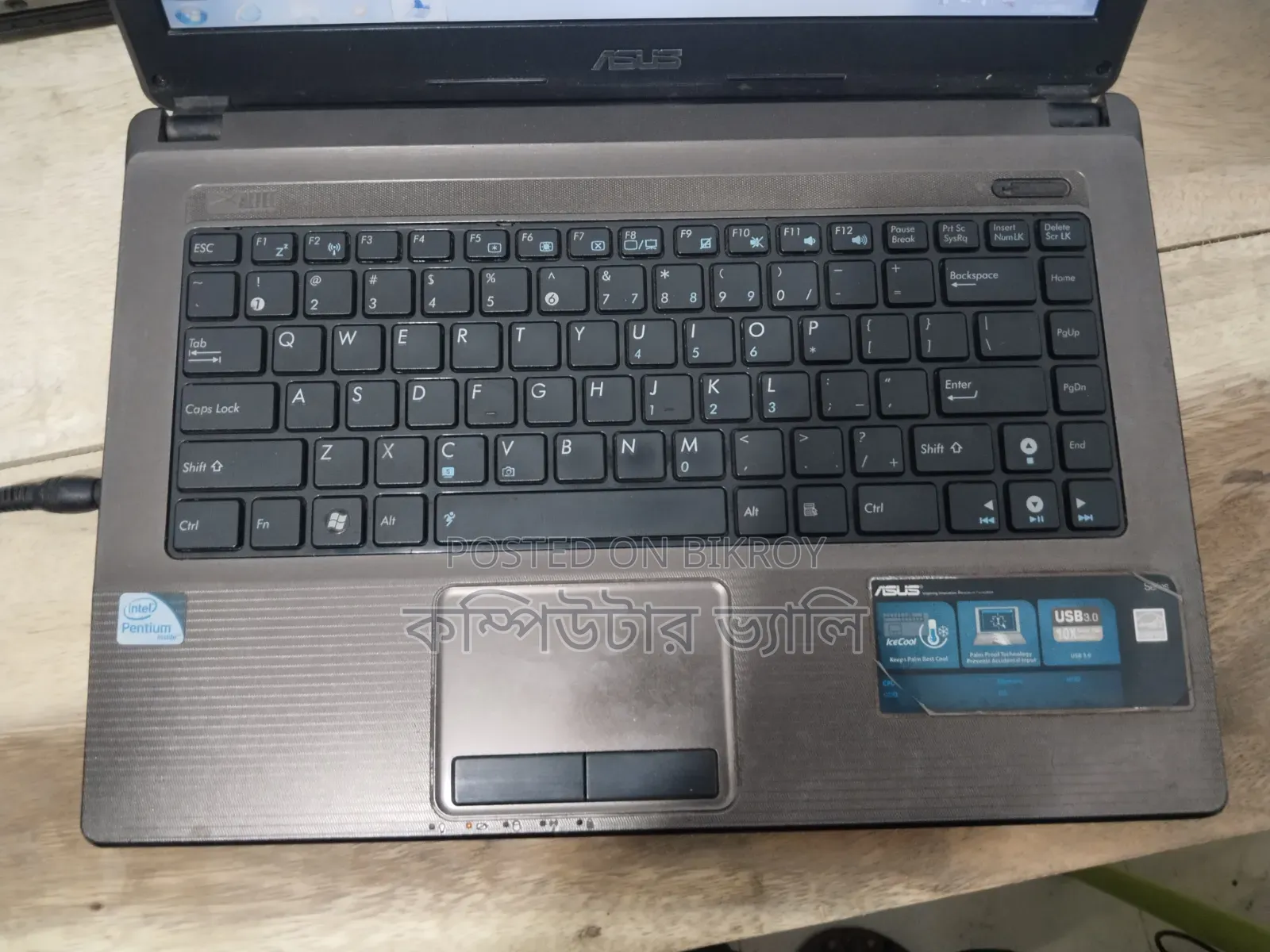 Laptop Asus 4GB Intel Pentium HDD 500GB